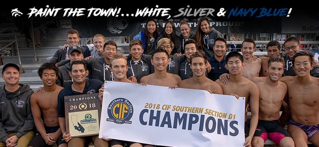 "PAINT THE TOWN!": NORTHWOOD BOYS CAPTURE 1ST CIF-SOUTHERN SECTION D1 SWIM TITLE; NINE RECORDS FALL